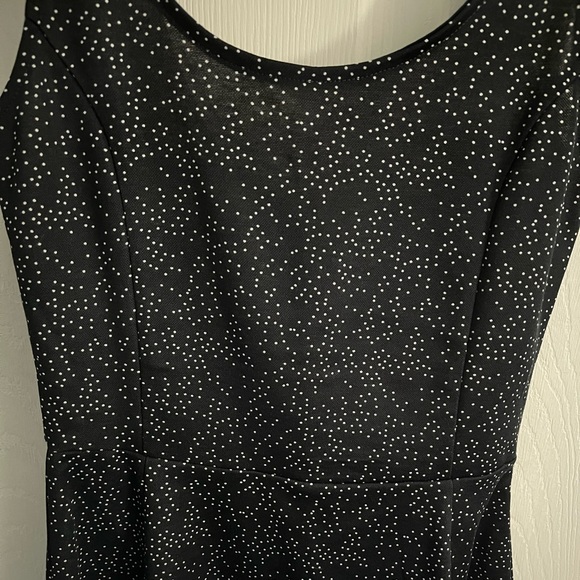 H&M Navy Blue Polka Dot Dress - Picture 2 of 8